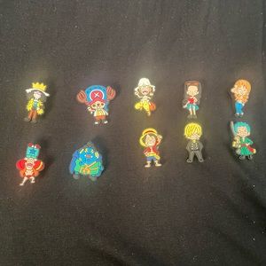 One Piece croc charms